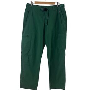 Roark Layover Trail Cargo Pants Mens XL Forest Green‎ Ripstop Integrated Belt
